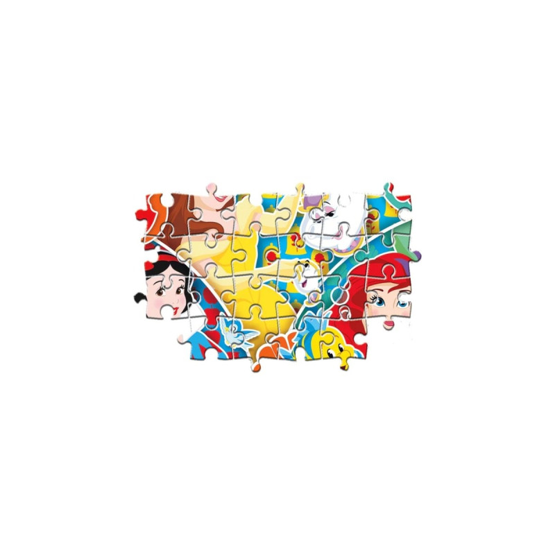 Clementoni Kinderpuzzle Supercolor - Disney Prinzessinnen( 2x 20 Teile)