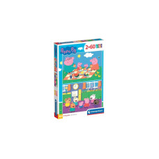 Clementoni Kinderpuzzle Supercolor - Peppa Pig( 2x 60 Teile)