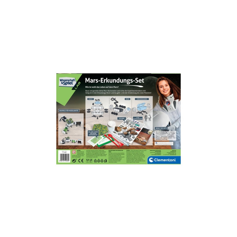 Clementoni Mars-Erkundungs-Set, Experimentierkasten