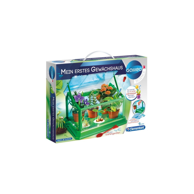 Clementoni Mein erstes Gewächshaus, Experimentierkasten