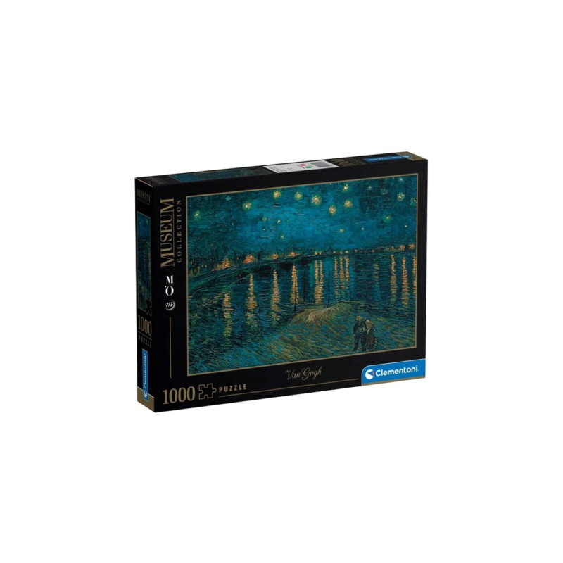 Clementoni Museum Collection: Van Gogh - Sternennacht über der Rhone, Puzzle(1000 Teile)