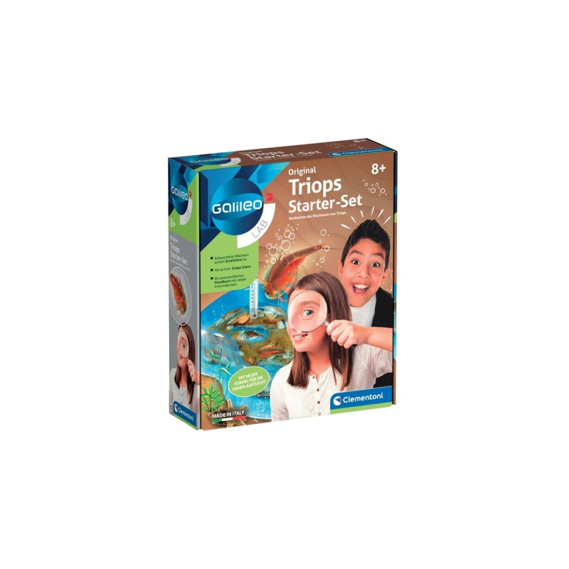 Clementoni Original Triops Starter-Set, Experimentierkasten