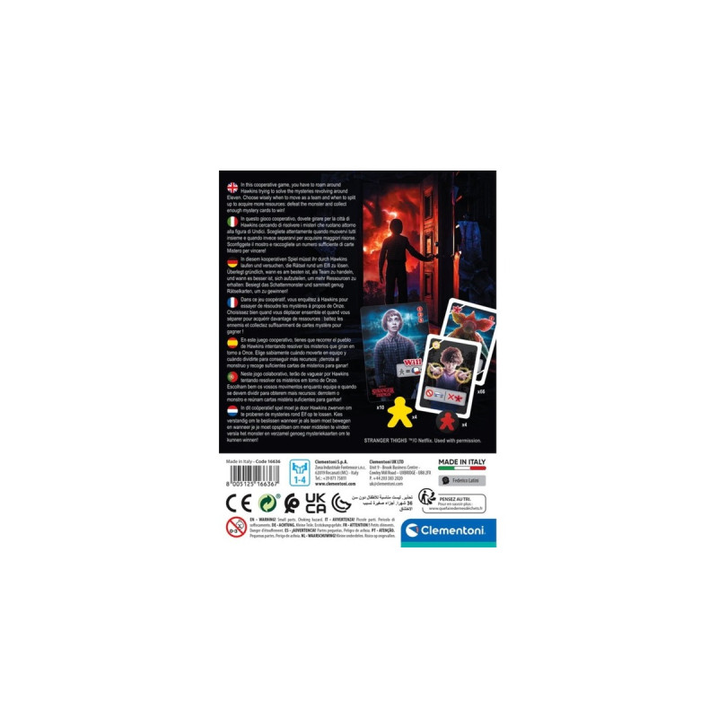 Clementoni Stranger Things - Adventures Together, Kartenspiel