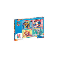 Clementoni Supercolor 4 in 1 - Paw Patrol, Puzzle(4 Puzzle (12-24 Teile))