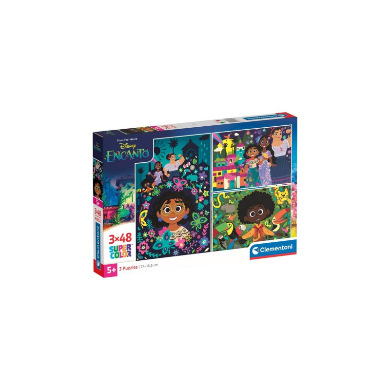 Clementoni Supercolor - Disney Encanto, Puzzle(3x 48 Teile)