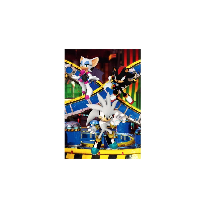 Clementoni Supercolor - Sonic, Puzzle(3x 48 Teile)
