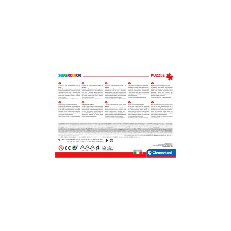 Clementoni Supercolor - Sonic, Puzzle(3x 48 Teile)