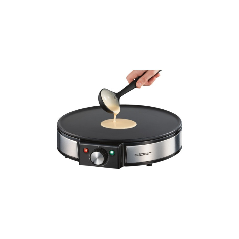 Cloer 6630, Crêpesmaker(edelstahl/schwarz)