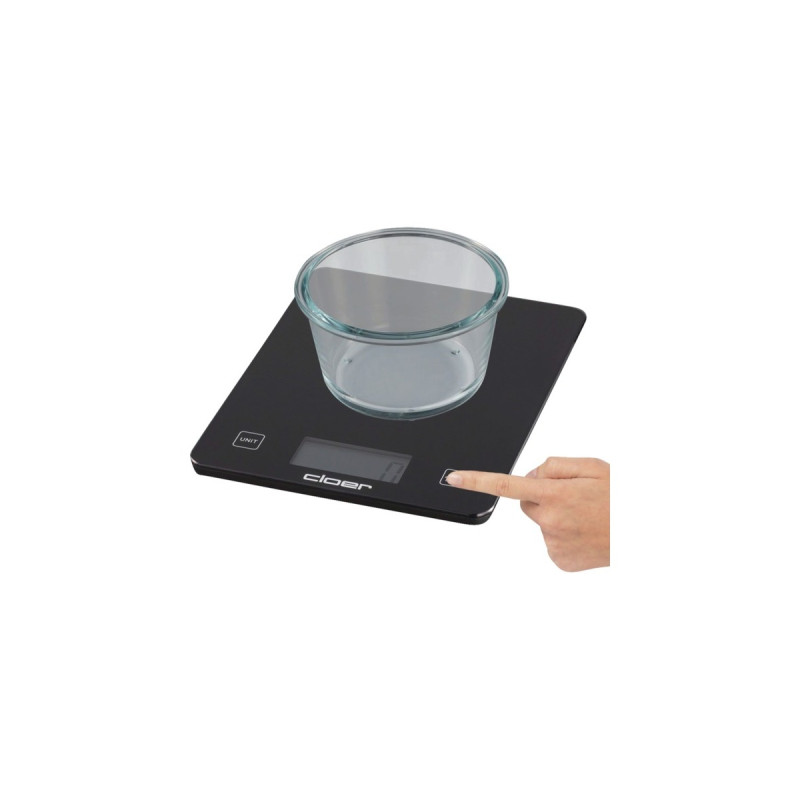 Cloer 6870, Küchenwaage(schwarz)