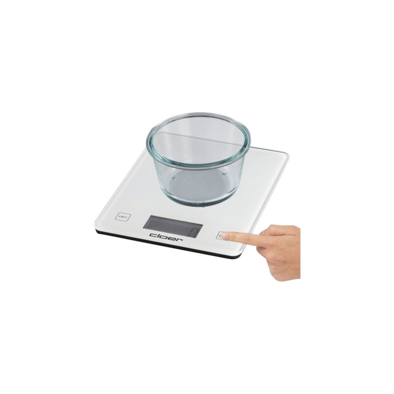 Cloer 6871, Küchenwaage(weiß)