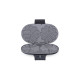 Cloer Doppel-Waffeleisen 1320(schwarz, 1.200 Watt)