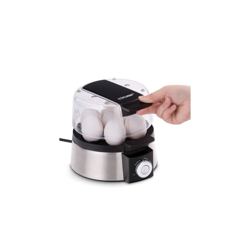 Cloer Eierkocher 6070(edelstahl/schwarz)