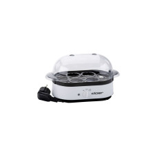 Cloer Eierkocher 6081(weiß, mit Edelstahlheizplatte für 6 Eier)