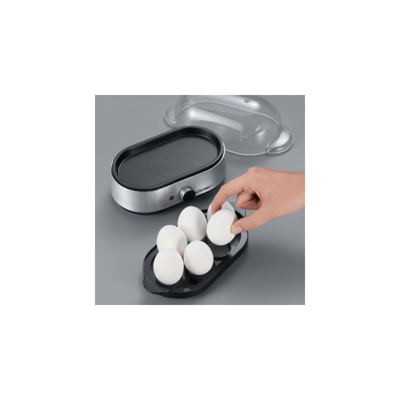 Cloer Eierkocher 6099(silber, Retail)