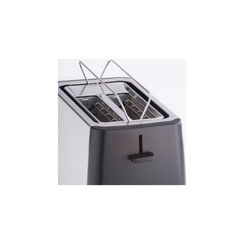 Cloer King-Size-Toaster 3569(edelstahl/schwarz, 1.000 Watt, für 2 XXL-Toastscheiben)