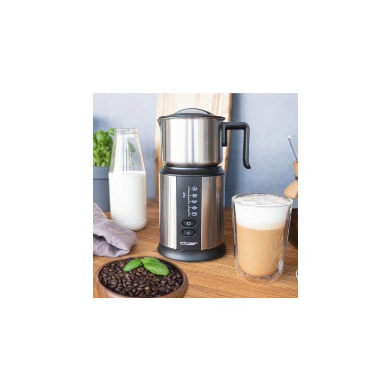 Cloer Milchaufschäumer 7789(edelstahl/schwarz)