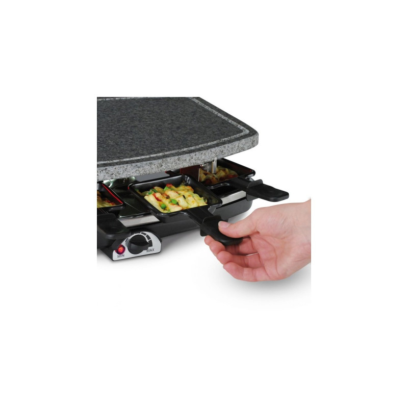 Cloer Raclettegrill 6430 mit Naturstein(grau/schwarz)