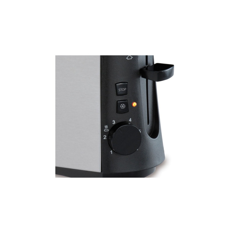 Cloer Single-Toaster 3890(edelstahl, 600 Watt, für 1 Scheibe Toast)