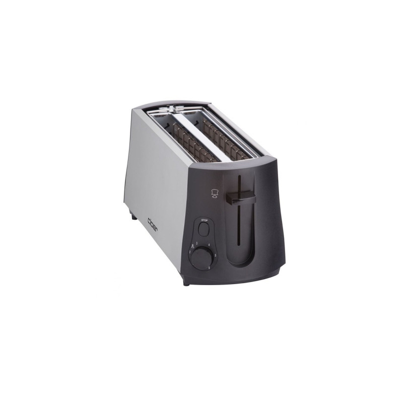 Cloer Toaster 3710(silber/schwarz, 1.380 Watt, für 4 Scheiben Toast)
