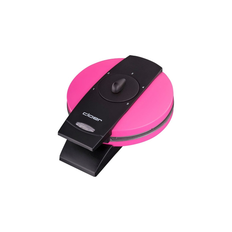 Cloer Waffeleisen 1627-11(pink/schwarz, 930 Watt)