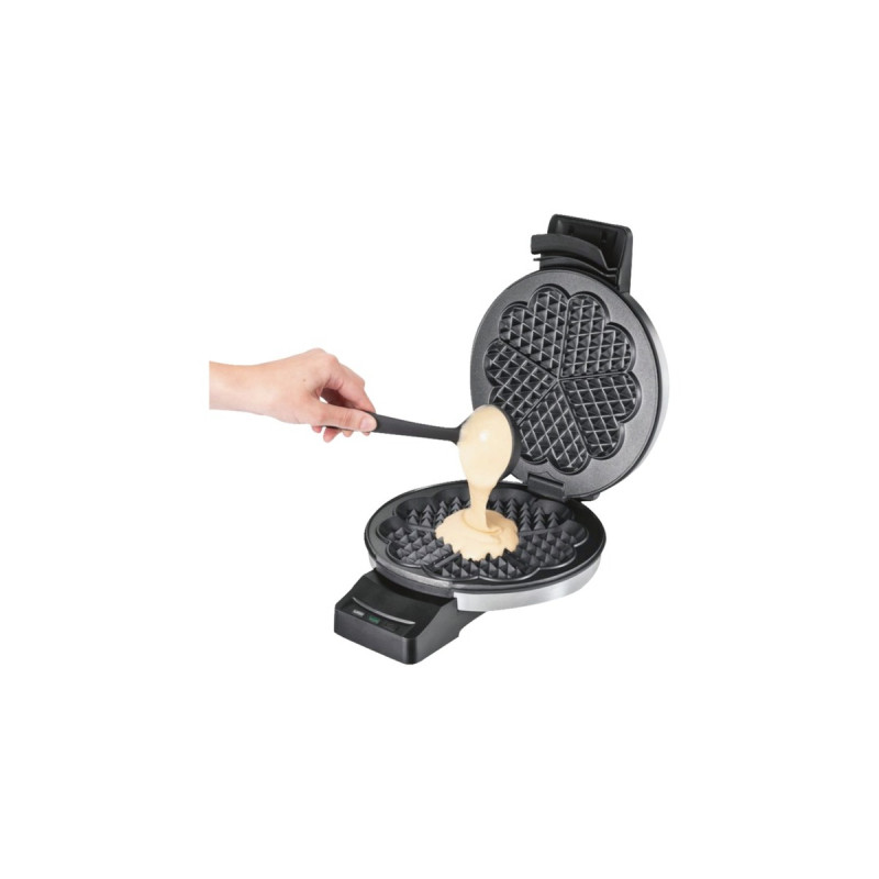 Cloer Waffeleisen 1898 Professional(edelstahl (gebürstet)/schwarz, 950 Watt)