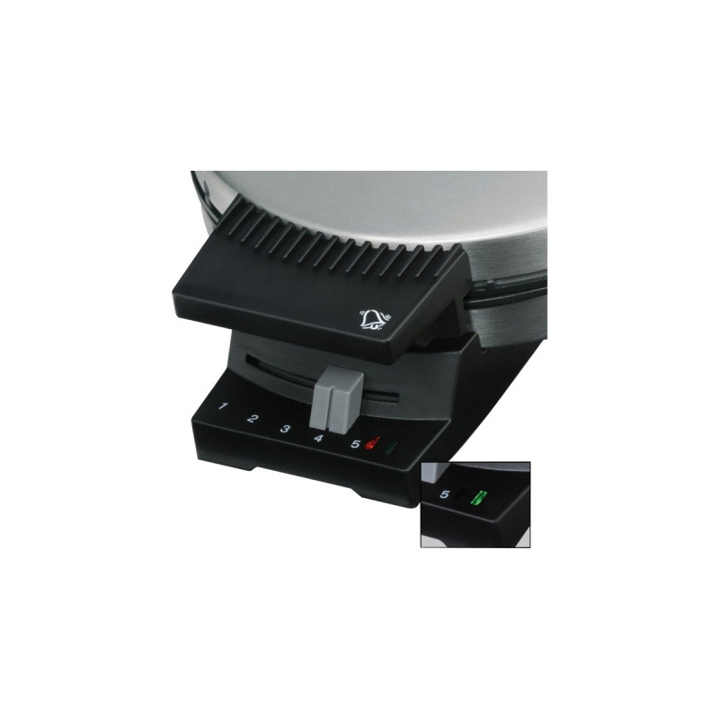 Cloer Waffeleisen 189(edelstahl/schwarz, 930 Watt)