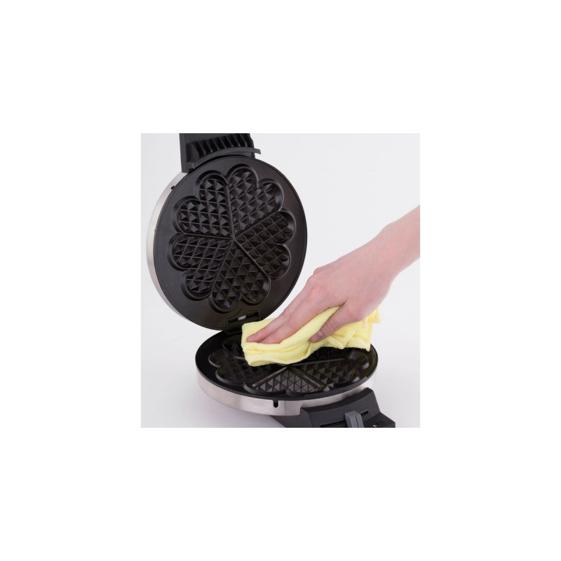 Cloer Waffeleisen 189(edelstahl/schwarz, 930 Watt)
