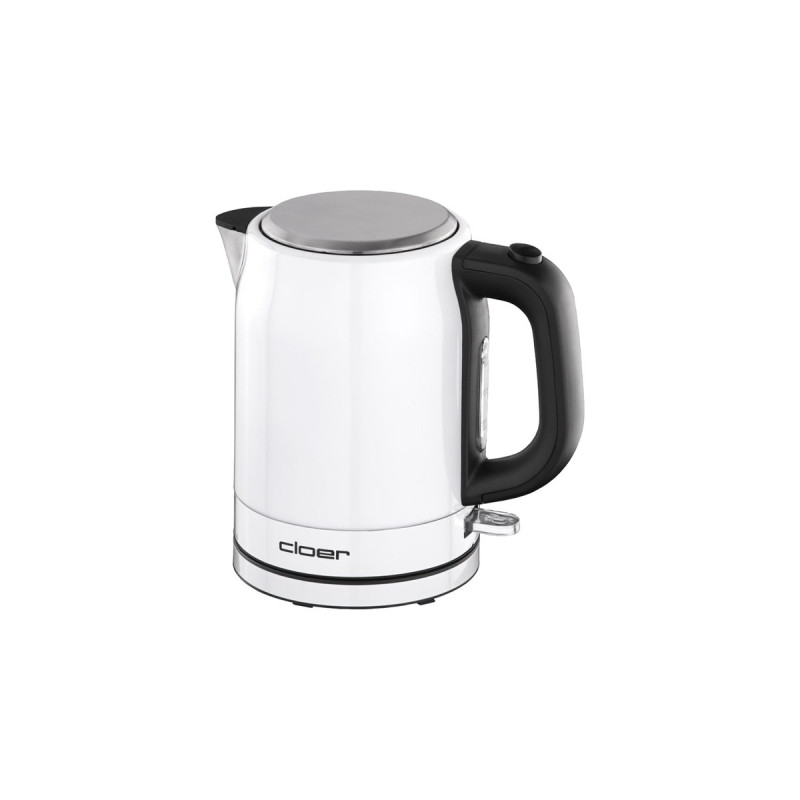Cloer Wasserkocher 4511(weiß/schwarz, 1 Liter)