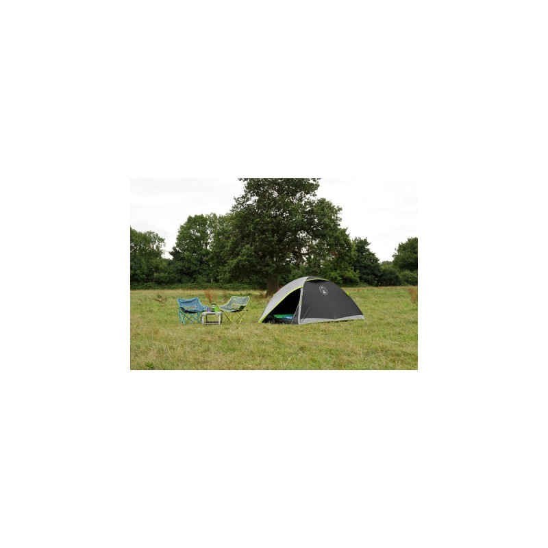 Coleman 3-Personen-Kuppelzelt Darwin 3(grau/hellgrün, Modell 2023)