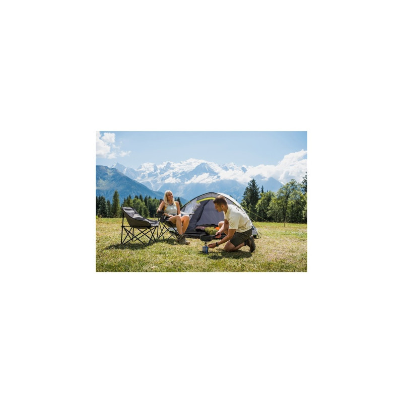 Coleman 3-Personen-Kuppelzelt Darwin 3 Plus(grau/hellgrün, mit Tunnelvorbau, Modell 2023)