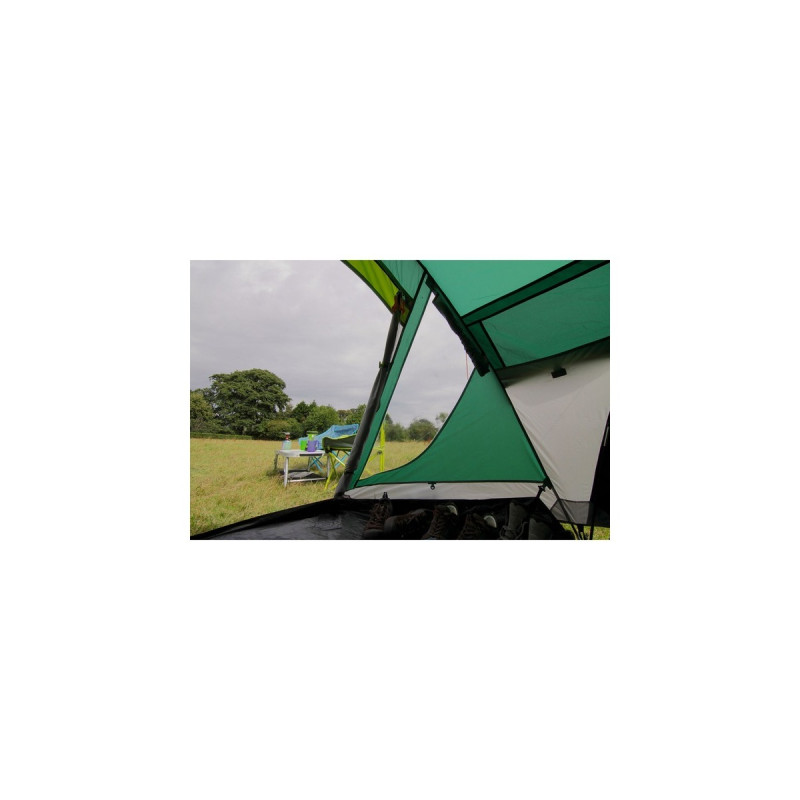 Coleman 4-Personen-Kuppelzelt Kobuk Valley 4 Plus BlackOut(dunkelgrün/hellgrün)