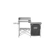 Coleman Camping-Tisch Cooking Stand 2199743(grau, mit Textilschrank)