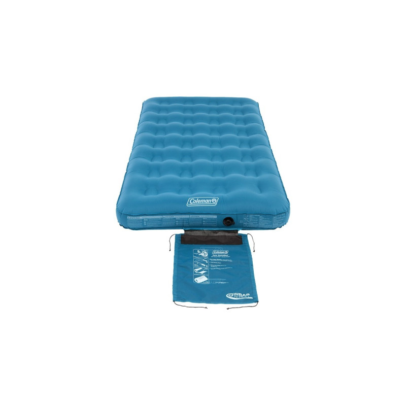 Coleman Extra Durable 2000031637, Camping-Luftbett(blau, Einzelbett)