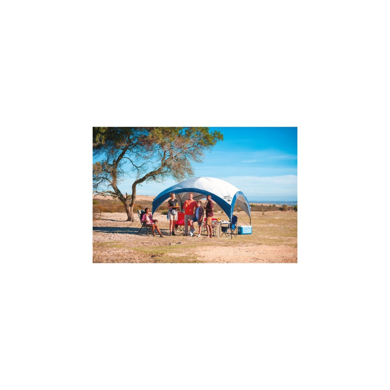 Coleman FastPitch Event Shelter XL, Pavillon(silber/dunkelblau, 4,5 x 4,5 Meter)