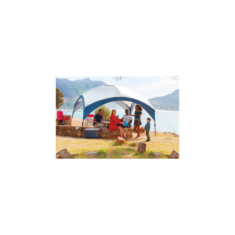 Coleman FastPitch Event Shelter XL, Pavillon(silber/dunkelblau, 4,5 x 4,5 Meter)