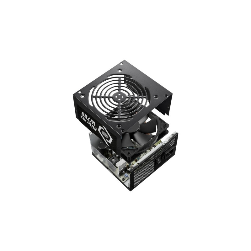 Cooler Master ELITE NEX WHITE 230V 700, PC-Netzteil(schwarz, 2x PCIe, 700 Watt)