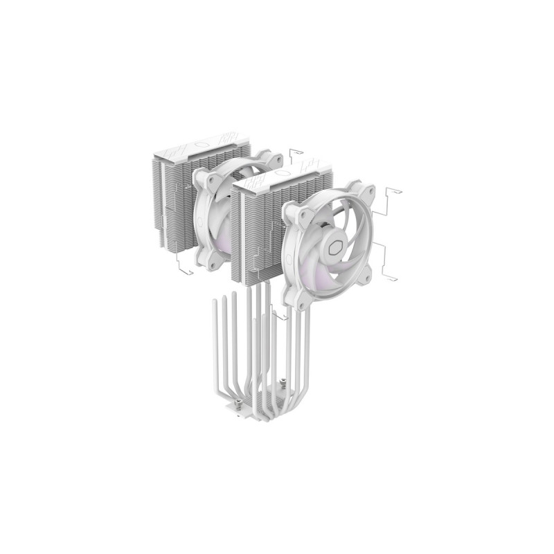 Cooler Master Hyper 622 Halo White, CPU-Kühler(weiß)