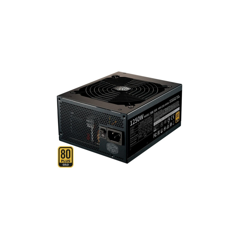 Cooler Master MWE Gold 1250 - V2, PC-Netzteil(schwarz, 4x PCIe, Kabel-Management, 1250 Watt)