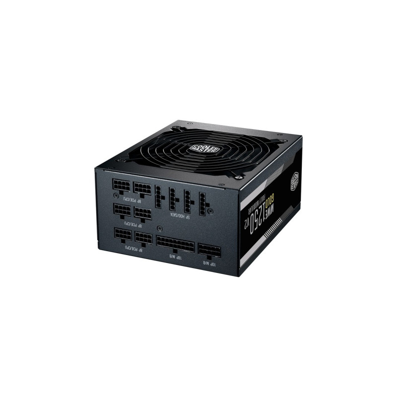 Cooler Master MWE Gold 1250 - V2, PC-Netzteil(schwarz, 4x PCIe, Kabel-Management, 1250 Watt)