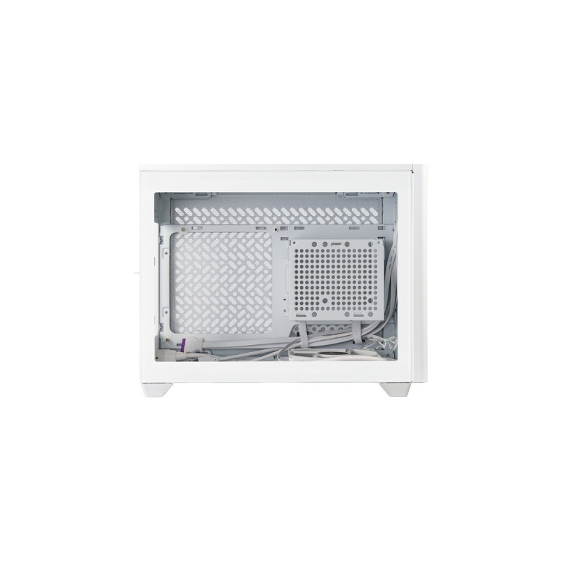 Cooler Master MasterBox NR200P V2, Tower-Gehäuse(weiß, Tempered Glass)