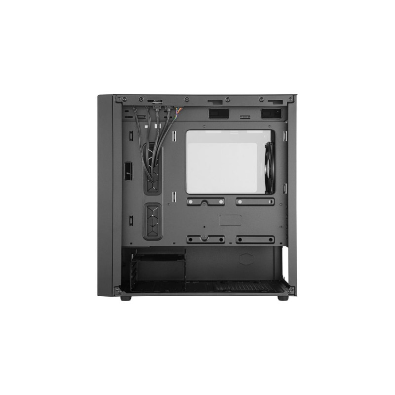 Cooler Master MasterBox NR400, Tower-Gehäuse(schwarz, Tempered Glass, Version mit optischem Laufwerksschacht)
