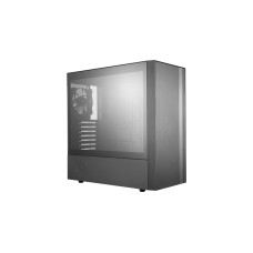 Cooler Master MasterBox NR600, Tower-Gehäuse(schwarz, Tempered Glass, Version ohne optischen Laufwerksschacht)
