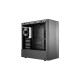 Cooler Master MasterBox NR600, Tower-Gehäuse(schwarz, Tempered Glass, Version ohne optischen Laufwerksschacht)