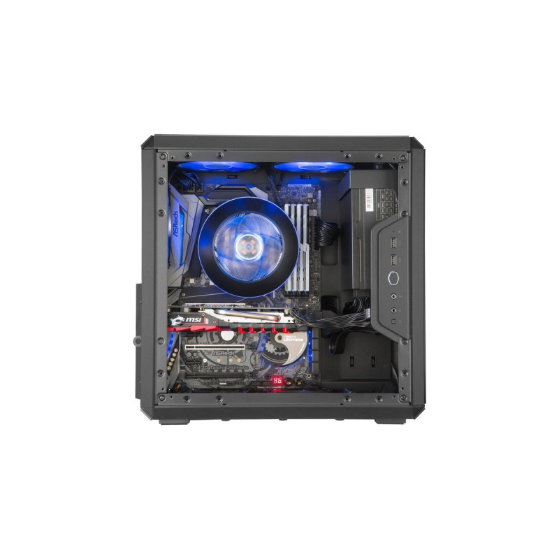 Cooler Master MasterBox Q500L, Tower-Gehäuse(schwarz, Window-Kit)