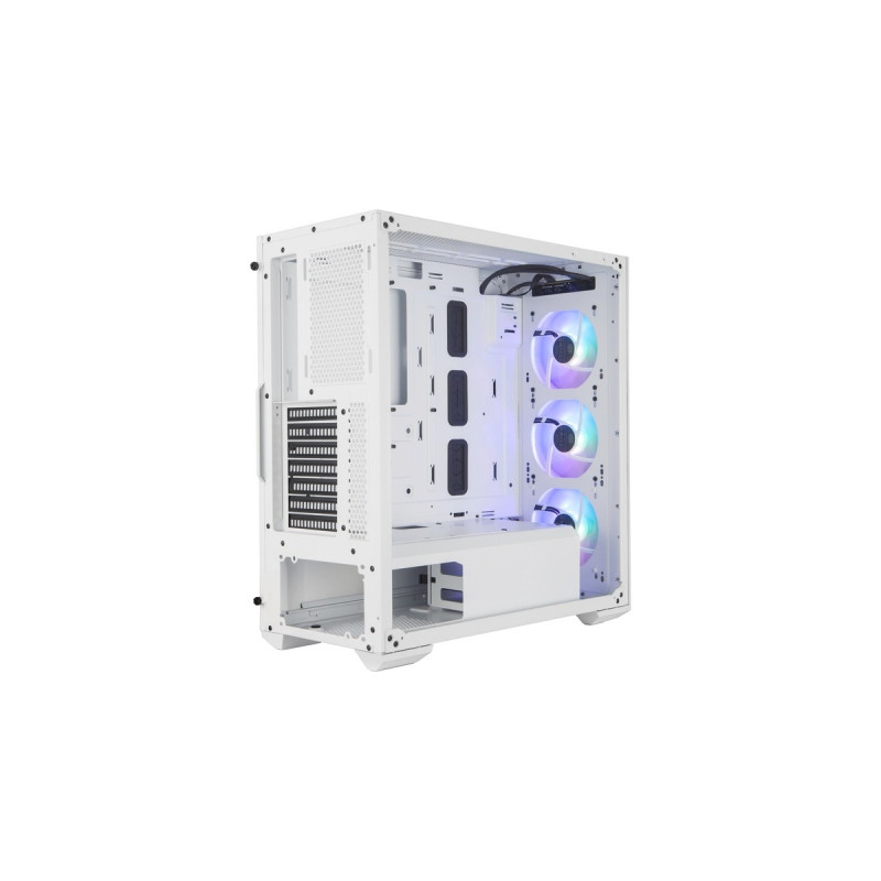 Cooler Master MasterBox TD500 MESH WHITE, Tower-Gehäuse(weiß, Tempered Glass)