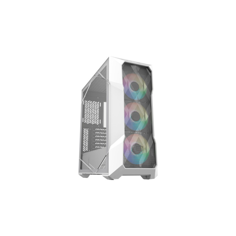 Cooler Master MasterBox TD500 Mesh V2, Tower-Gehäuse(weiß, Tempered Glass)
