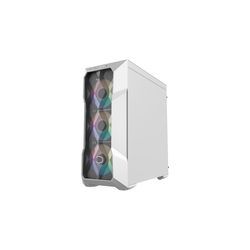 Cooler Master MasterBox TD500 Mesh V2, Tower-Gehäuse(weiß, Tempered Glass)