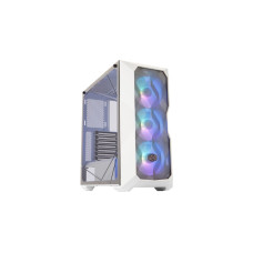 Cooler Master MasterBox TD500 Mesh White, Tower-Gehäuse(weiß, Tempered Glass)