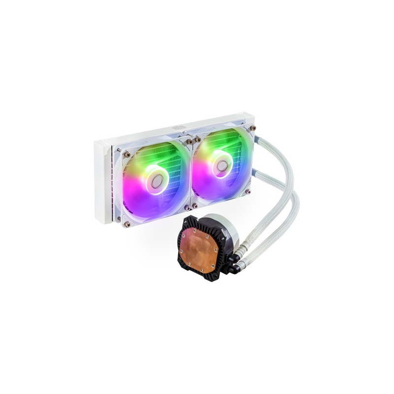 Cooler Master MasterLiquid 240L Core ARGB WHITE 240mm, Wasserkühlung(weiß)