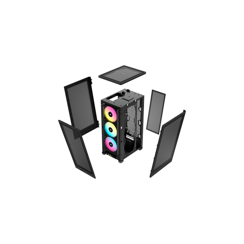 Corsair 2000D RGB Airflow, Tower-Gehäuse(schwarz)